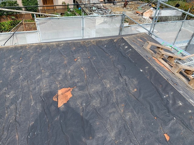 カラーベスト屋根捲りルーフィング